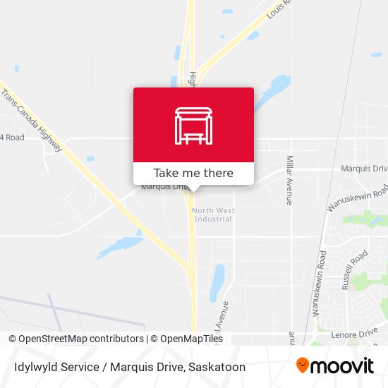 Idylwyld Service / Marquis Drive plan