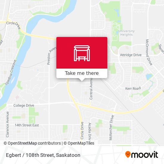 Egbert / 108th Street map