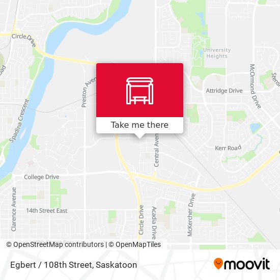 Egbert / 108th Street map