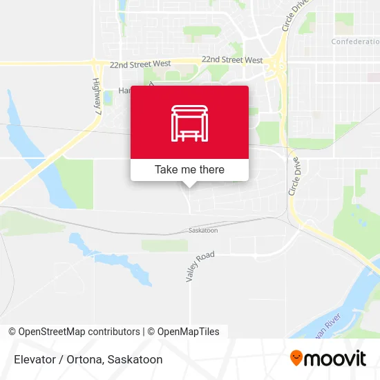 Elevator / Ortona map