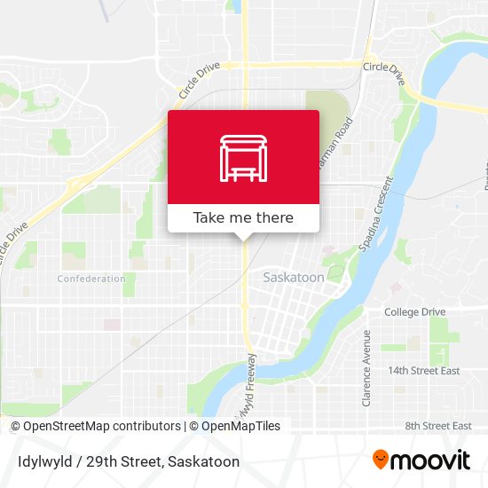 Idylwyld / 29th Street map