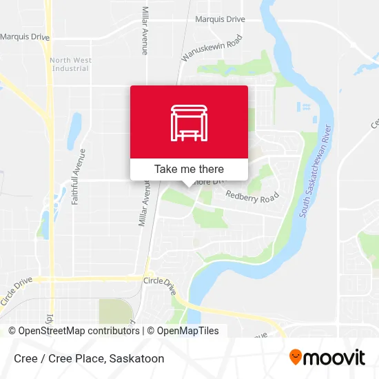 Cree / Cree Place map