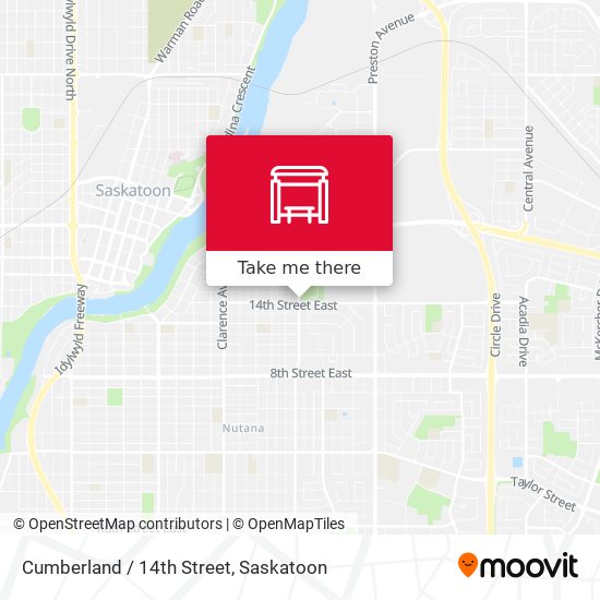 Cumberland / 14th Street map