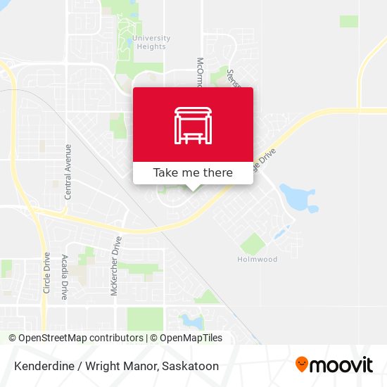 Kenderdine / Wright Manor map
