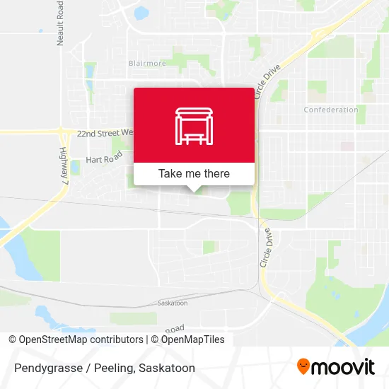 Pendygrasse / Peeling map