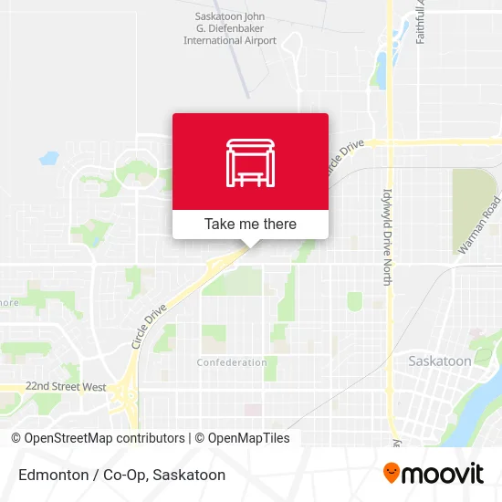 Edmonton / Co-Op map