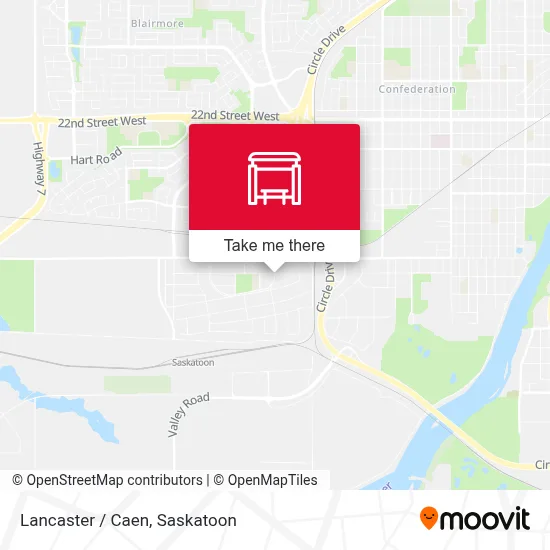 Lancaster / Caen map