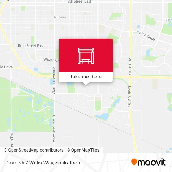 Cornish / Willis Way map