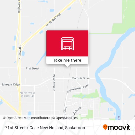 71st Street / Case New Holland map
