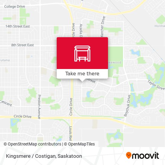 Kingsmere / Costigan map