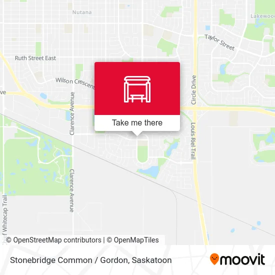 Stonebridge Common / Gordon map