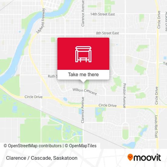 Clarence / Cascade map