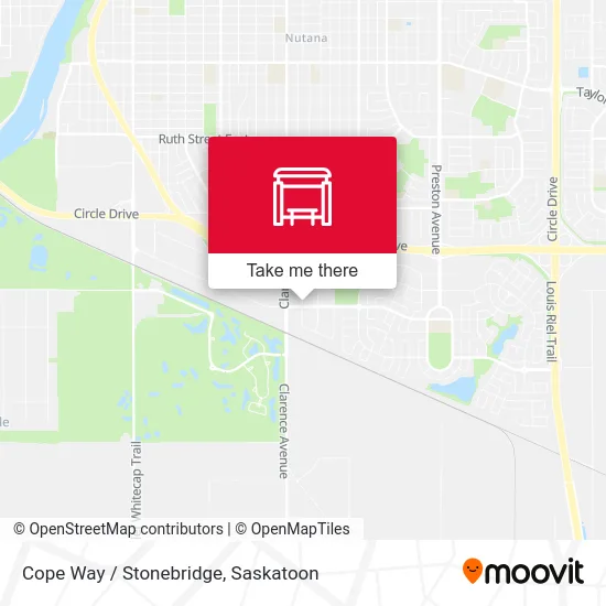 Cope Way / Stonebridge map