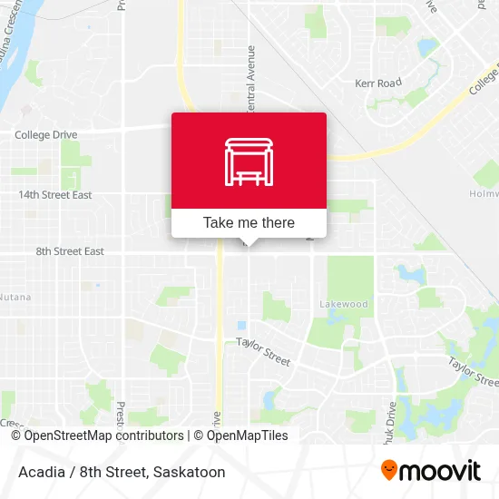 Acadia / 8th Street map