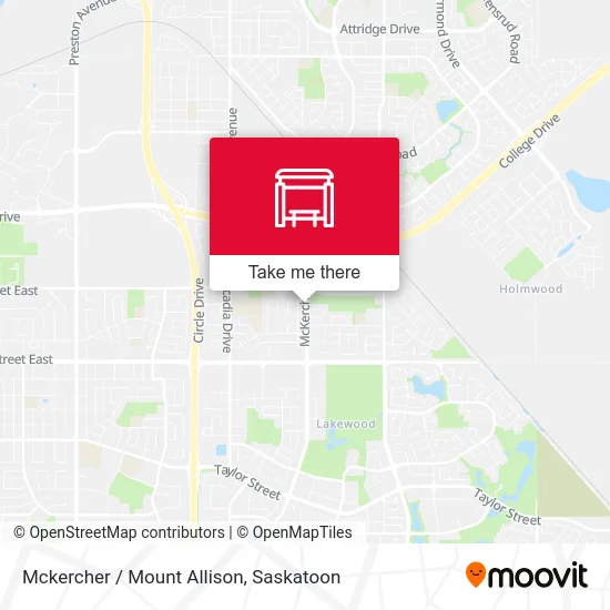 Mckercher / Mount Allison map