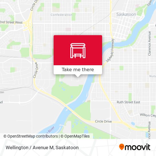 Wellington / Avenue M map