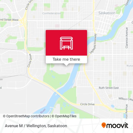 Avenue M / Wellington map