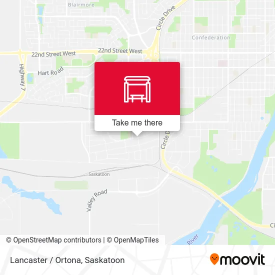 Lancaster / Ortona map