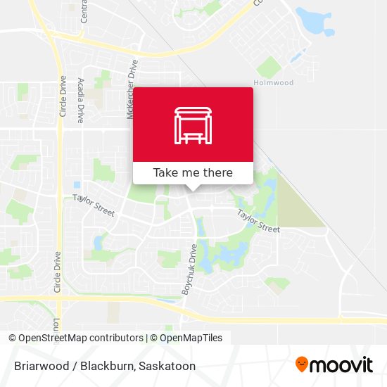 Briarwood / Blackburn map