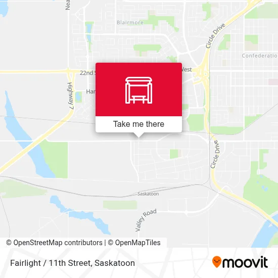 Fairlight / 11th Street map