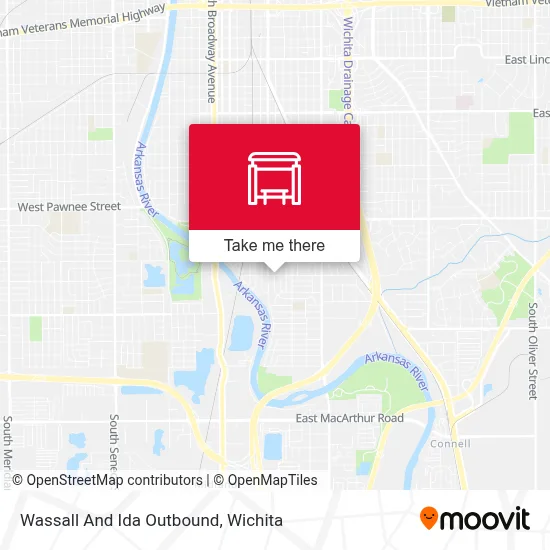 Wassall And Ida Outbound map