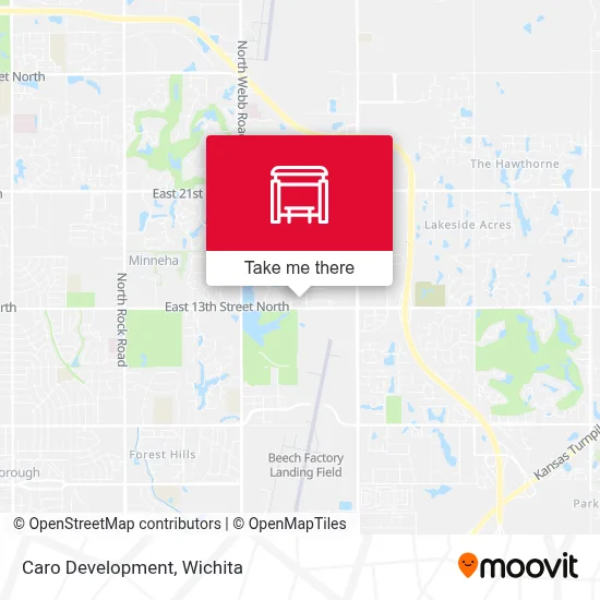 Caro Development map