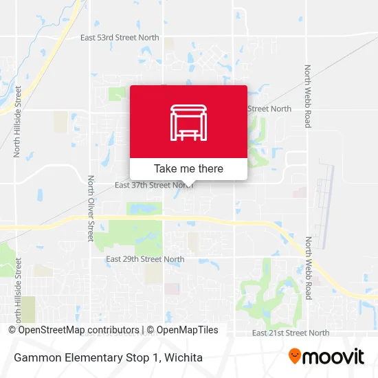 Gammon Elementary Stop 1 map