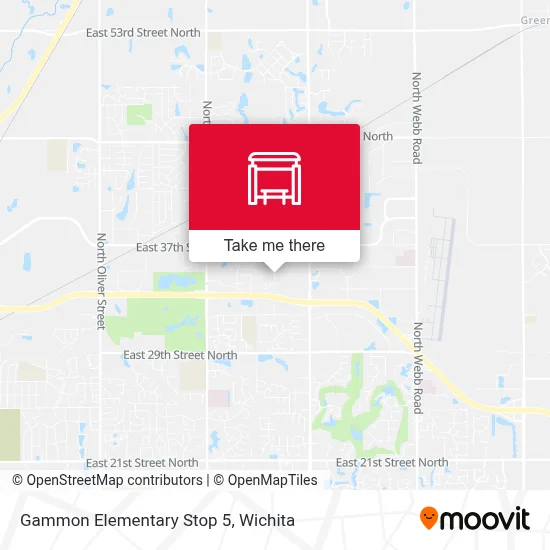 Gammon Elementary Stop 5 map