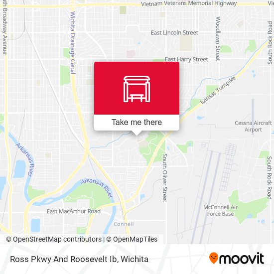 Ross Pkwy And Roosevelt Ib map