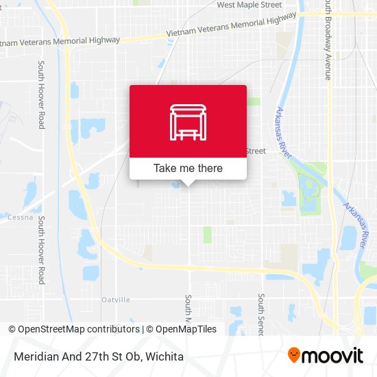 Meridian And 27th St Ob map