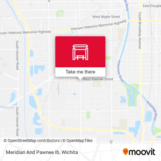 Meridian And Pawnee Ib map