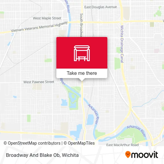 Broadway And Blake Ob map