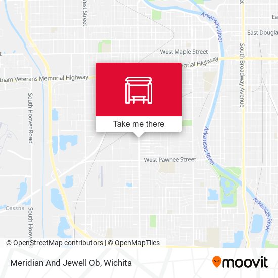 Meridian And Jewell Ob map