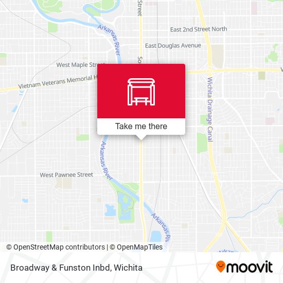 Broadway & Funston Inbd map