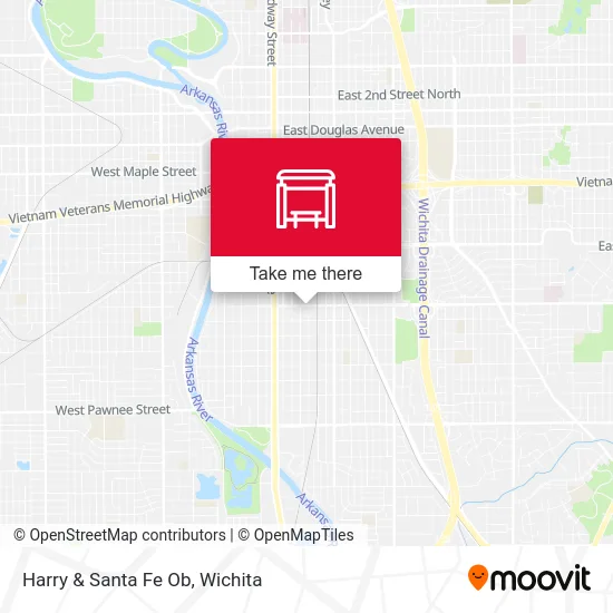 Harry & Santa Fe Ob map