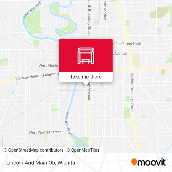 Lincoln And Main Ob map