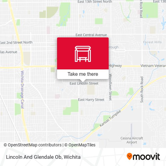Lincoln And Glendale Ob map