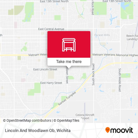 Lincoln And Woodlawn Ob map