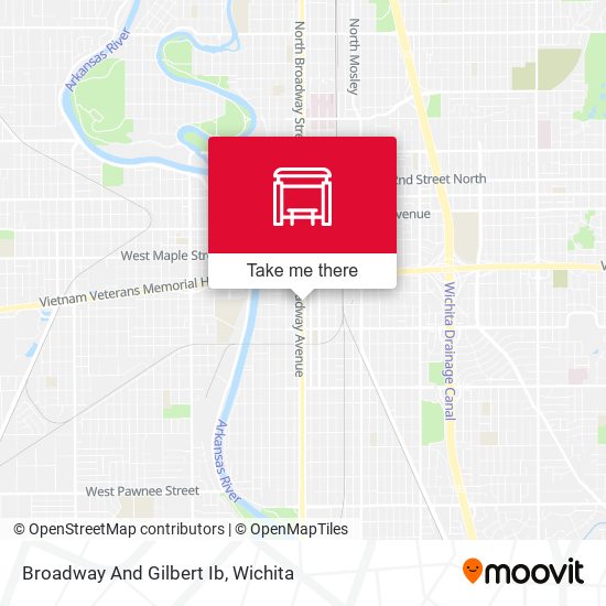 Broadway And Gilbert Ib map