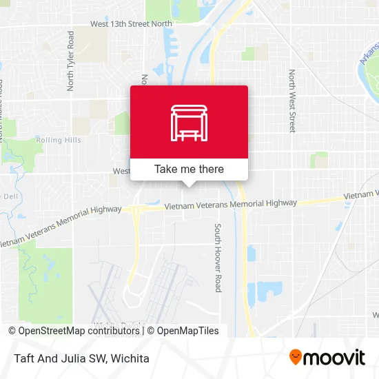 Taft And Julia SW map