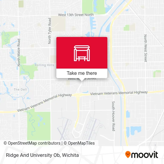 Ridge And University Ob map