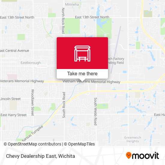 Chevy Dealership East map