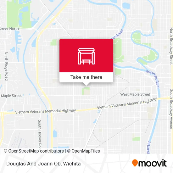 Douglas And Joann Ob map