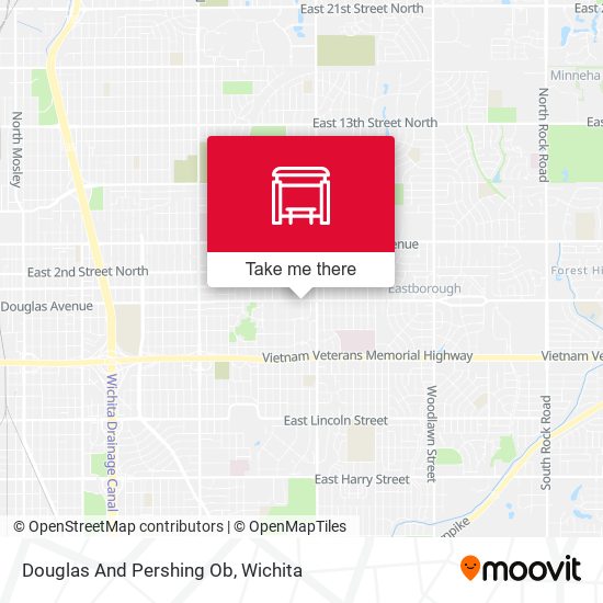 Douglas And Pershing Ob map