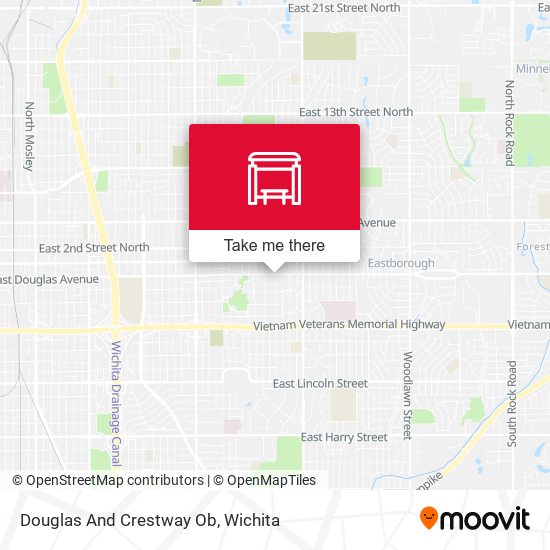 Douglas And Crestway Ob map