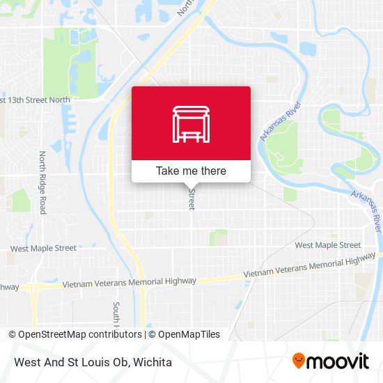 West And St Louis Ob map