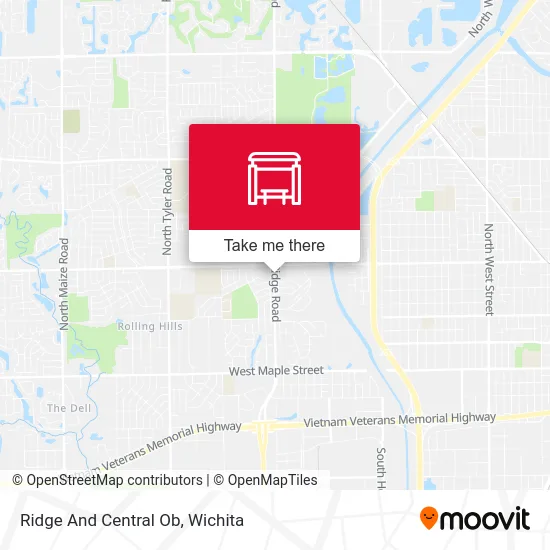 Ridge And Central Ob map