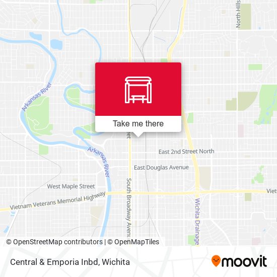 Central & Emporia Inbd map