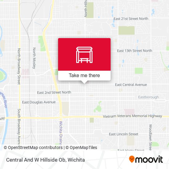 Central And W Hillside Ob map