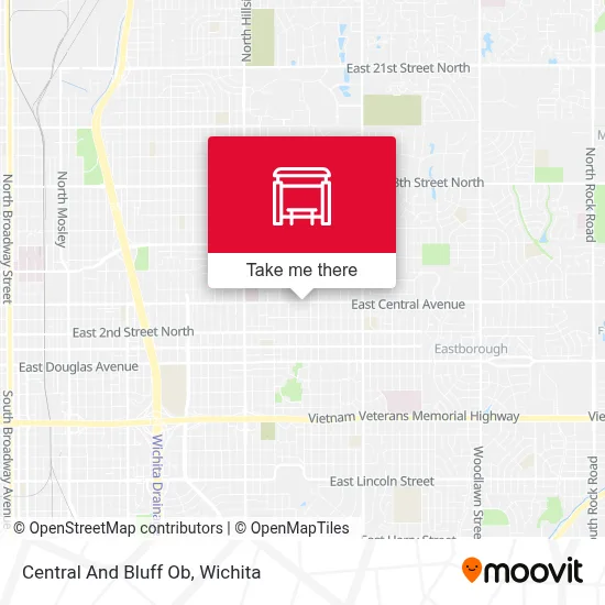 Central And Bluff Ob map